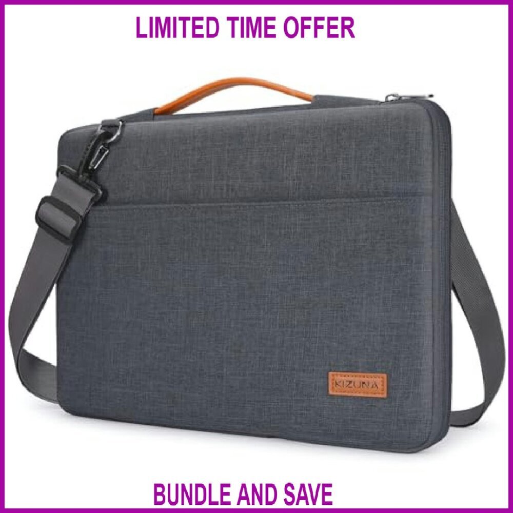 17 Inch Laptop Sleeve Case with Removable Shoulder Strap, Splash-Proof - Picture 2 of 7